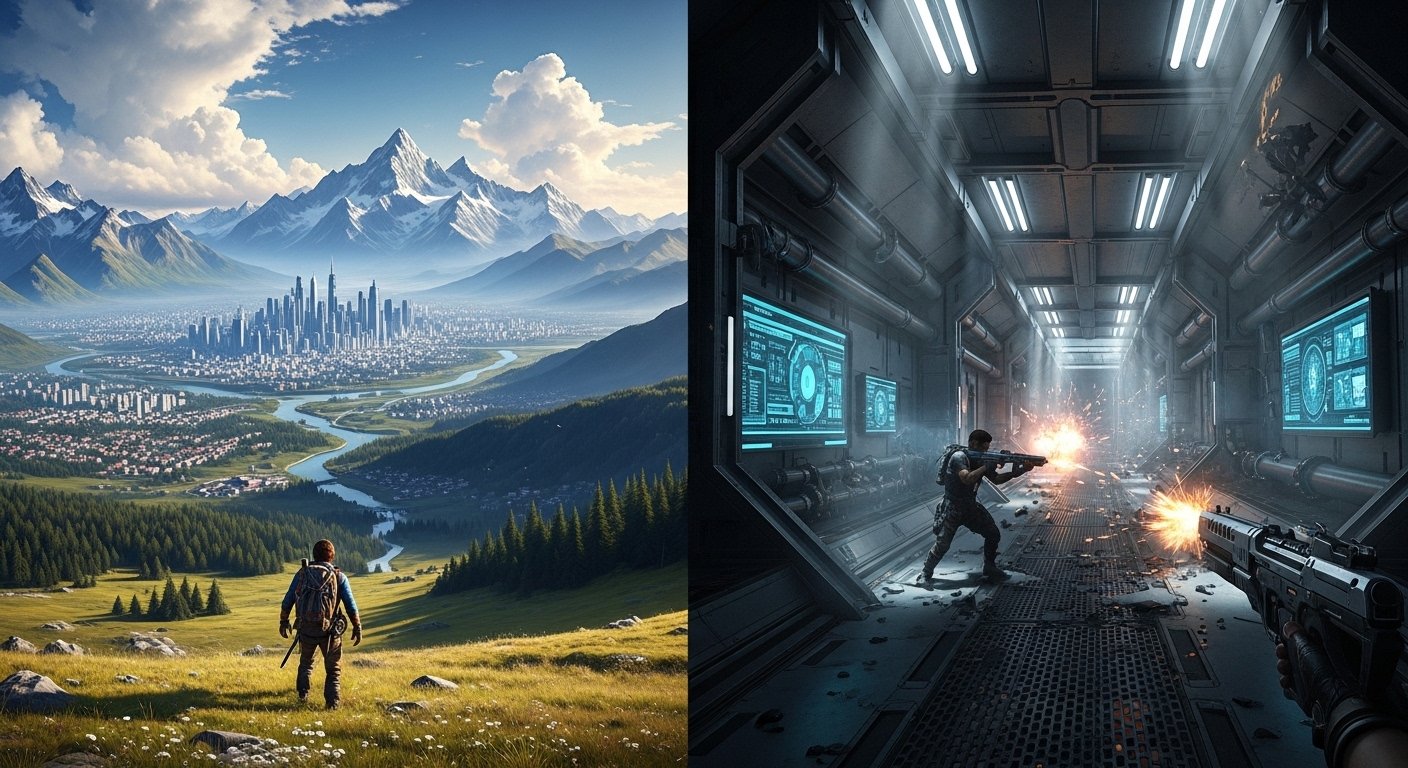 Open World Games vs Linear Games: Which Gaming Experience Do Players Prefer Today?